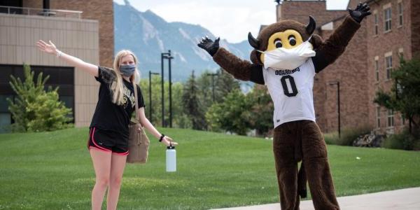 Chip on campus during move in day