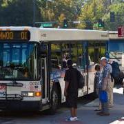 Riders get on Denver bus