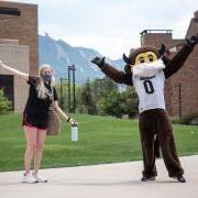 Chip on campus during move in day