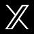 X (原 known as Twitter) logo