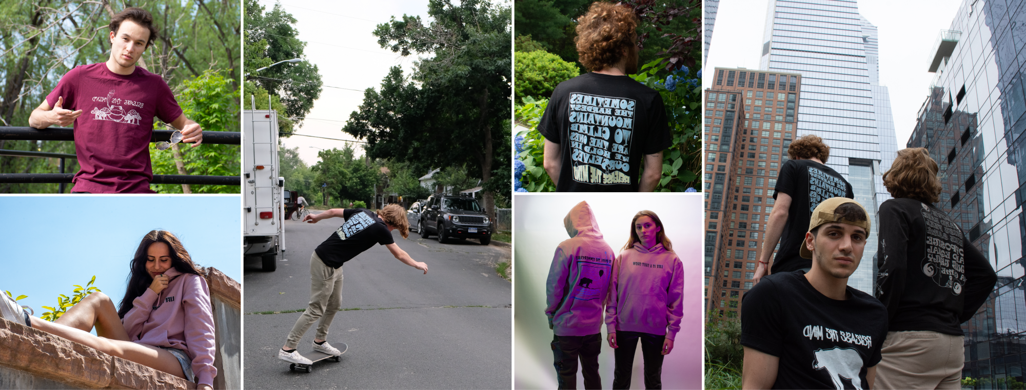 Architecture student creates clothing company to spread positive message