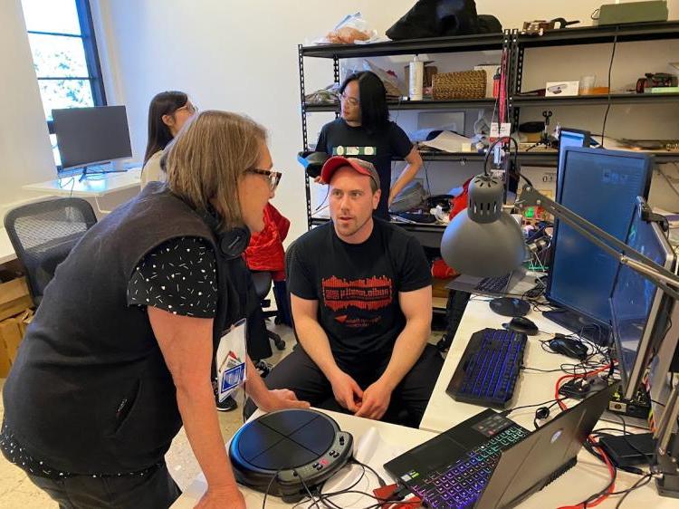 Attendees visited labs at Anschutz